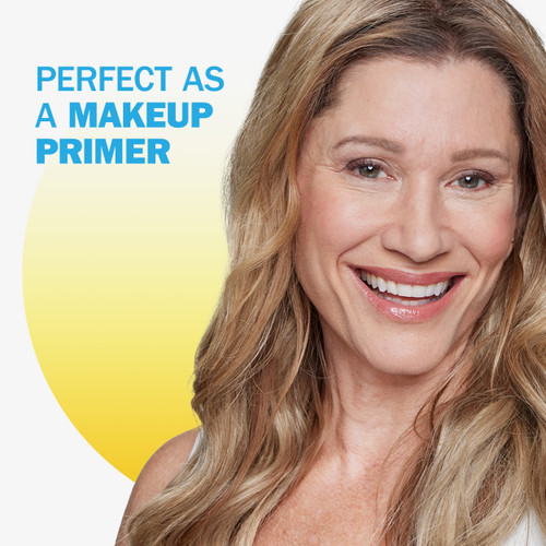 Model showing end benefit. Perfect as a makeup primer
